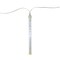 Northlight Set of 10 White Dripping Icicle Snowfall Christmas Light Tubes - 14.25 ft Clear Wire